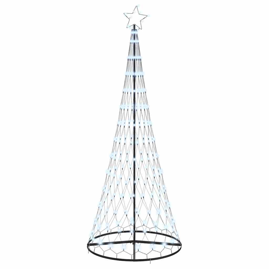Albero di Natale LED Bianco freddo 100 x 100 x 250 cm Metallo 42018784