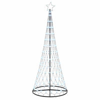 Albero di Natale LED Bianco freddo 100 x 100 x 250 cm Metallo 42018784