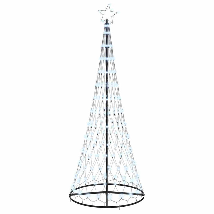 Albero di Natale LED Bianco freddo 100 x 100 x 250 cm Metallo 42018784