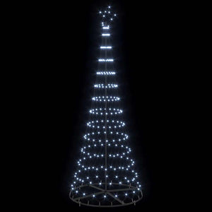 Albero di Natale LED Bianco freddo 100 x 100 x 250 cm Metallo 42018784
