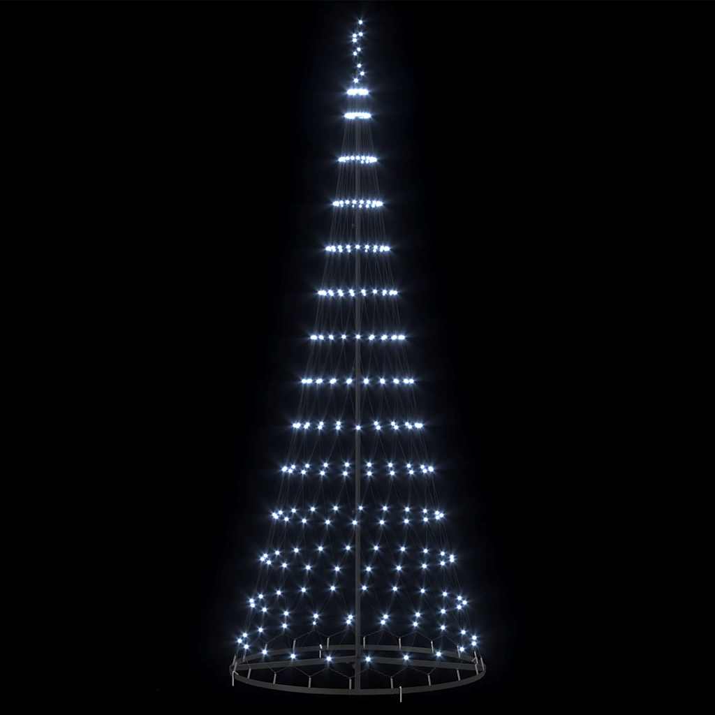 Albero di Natale LED Bianco freddo 100 x 100 x 250 cm Metallo 42018784