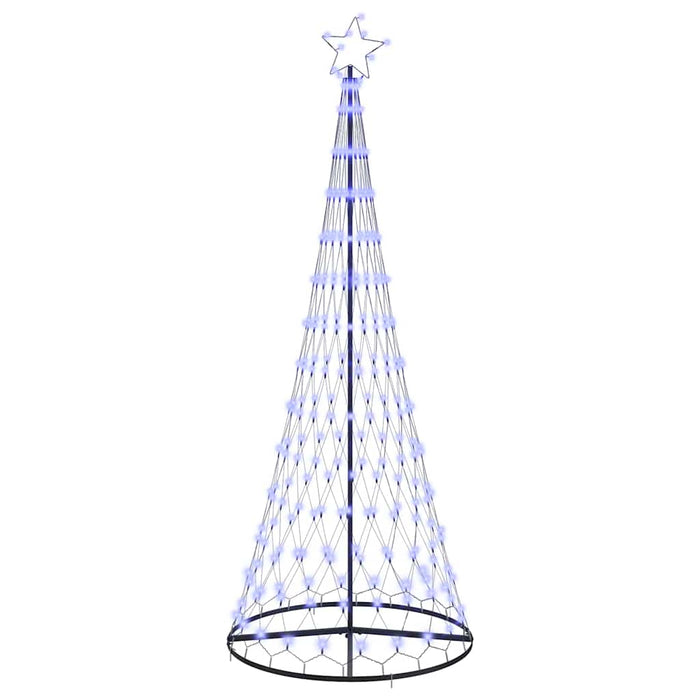 Albero di Natale LED con 290 LED Blu 100 x 100 x 250 cm Metallo 42018785