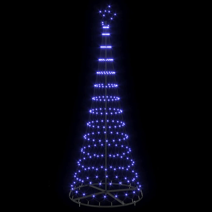 Albero di Natale LED con 290 LED Blu 100 x 100 x 250 cm Metallo 42018785