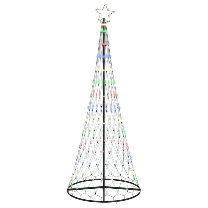 Albero di Natale LED Multicolore 100 x 100 x 250 cm Metallo 42018786