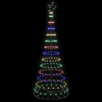 Albero di Natale LED Multicolore 100 x 100 x 250 cm Metallo 42018786