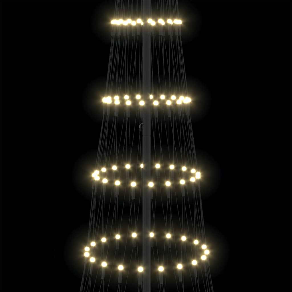 Albero di Natale LED Bianco caldo 100.5 x 100.5 x 302.5 cm 42018787