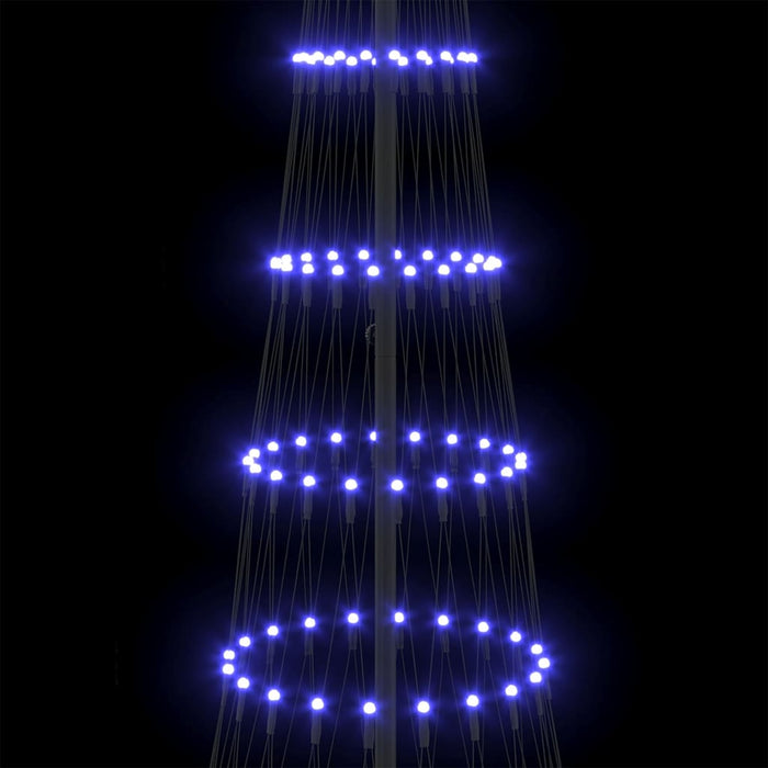 Albero di Natale LED Blu 100.5 x 100.5 x 302.5 cm Metallo 42018789