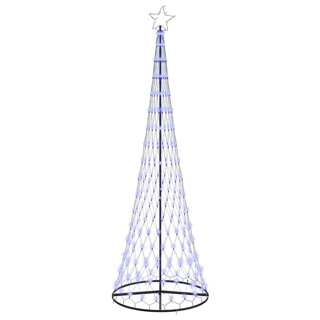 Albero di Natale LED Blu 100.5 x 100.5 x 302.5 cm Metallo 42018789