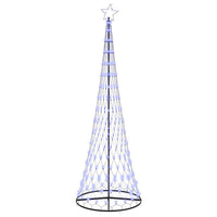 Albero di Natale LED Blu 100.5 x 100.5 x 302.5 cm Metallo 42018789