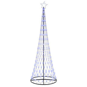 Albero di Natale LED Blu 100.5 x 100.5 x 302.5 cm Metallo 42018789