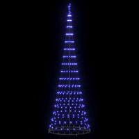 Albero di Natale LED Blu 100.5 x 100.5 x 302.5 cm Metallo 42018789