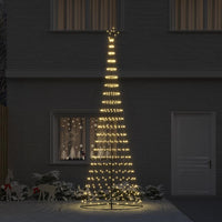 Albero di Natale LED Bianco caldo 138.5 x 138.5 x 399 cm 42018791