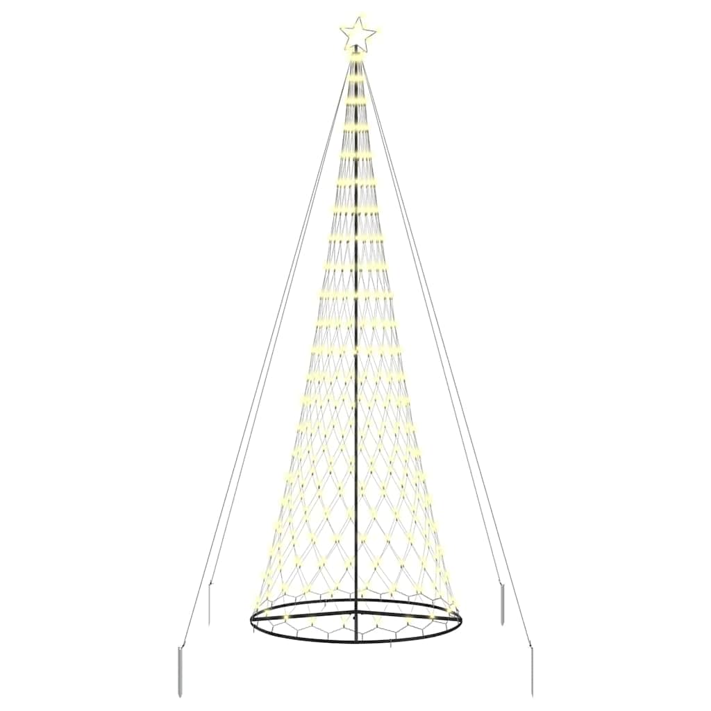Albero di Natale LED Bianco caldo 138.5 x 138.5 x 399 cm 42018791
