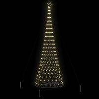 Albero di Natale LED Bianco caldo 138.5 x 138.5 x 399 cm 42018791