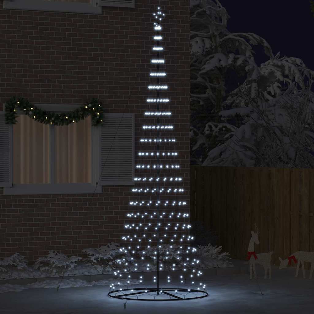 Albero di Natale LED Bianco freddo 138.5 x 138.5 x 399 cm 42018792