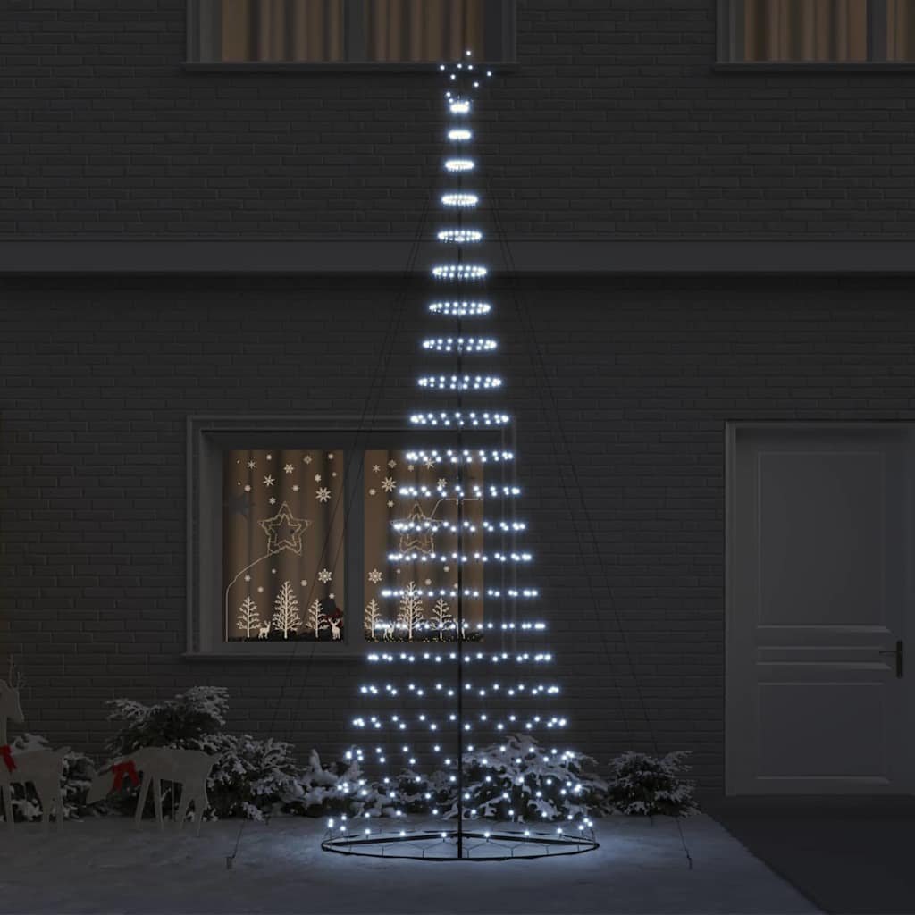 Albero di Natale LED Bianco freddo 138.5 x 138.5 x 399 cm 42018792