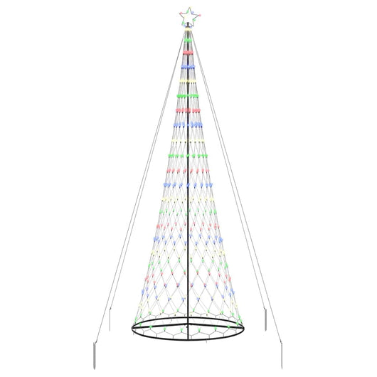 Albero di Natale LED-Luci decorative natalizie Multicolore 138.5 x 138.5 x 399 cm Metallo