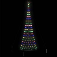 Albero di Natale LED Multicolore 138.5 x 138.5 x 399 cm Metallo 42018794