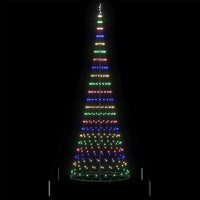 Albero di Natale LED Multicolore 138.5 x 138.5 x 399 cm Metallo 42018794