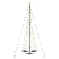 Albero di Natale LED Bianco caldo 160 x 160 x 500 cm Metallo 42018795