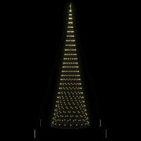 Albero di Natale LED Bianco caldo 160 x 160 x 500 cm Metallo 42018795