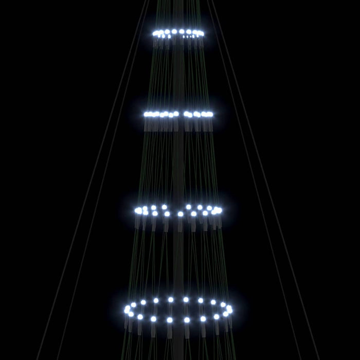 Albero di Natale LED Bianco freddo 160 x 160 x 500 cm Metallo 42018796