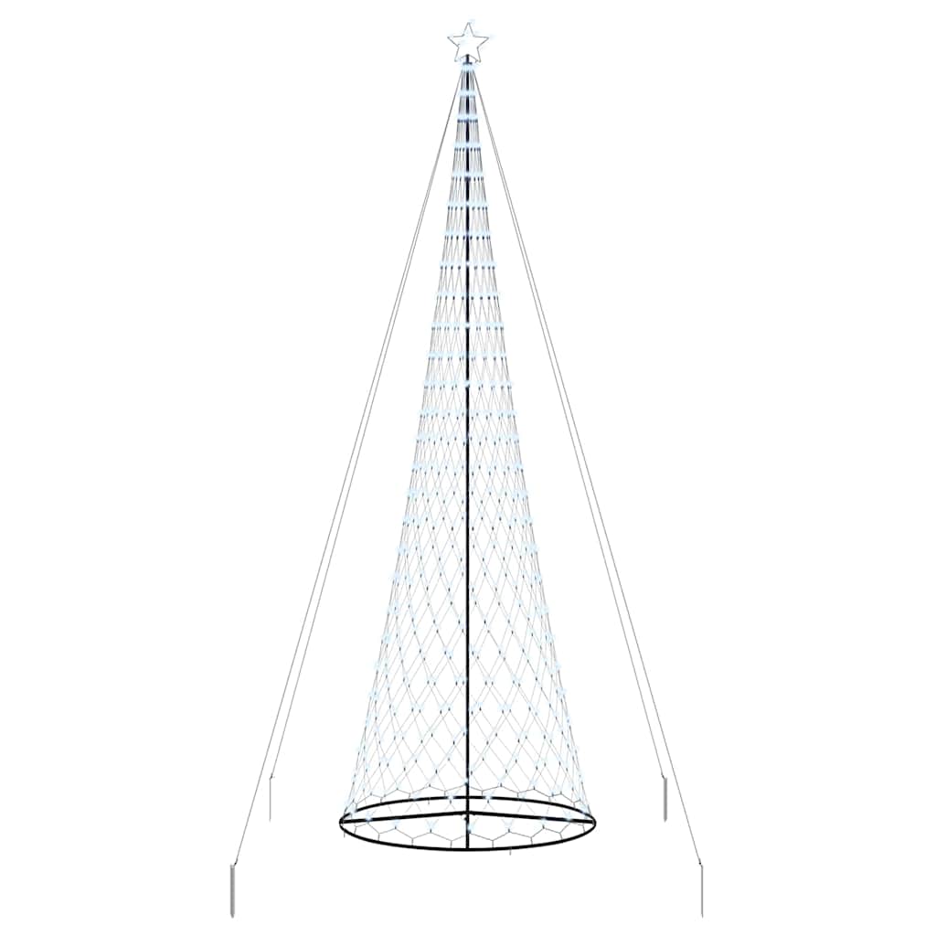 Albero di Natale LED Bianco freddo 160 x 160 x 500 cm Metallo 42018796