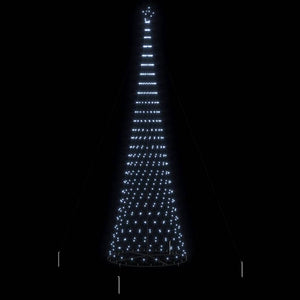 Albero di Natale LED Bianco freddo 160 x 160 x 500 cm Metallo 42018796
