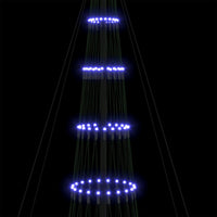 Albero di Natale LED con 550 LED Blu 160 x 160 x 500 cm Metallo 42018797