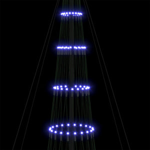 Albero di Natale LED con 550 LED Blu 160 x 160 x 500 cm Metallo 42018797