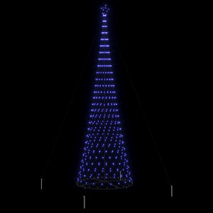 Albero di Natale LED con 550 LED Blu 160 x 160 x 500 cm Metallo 42018797