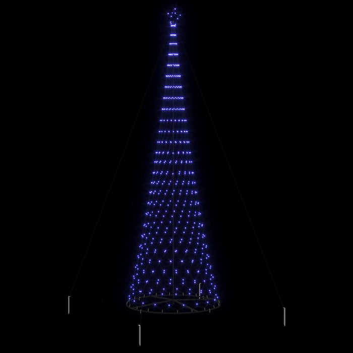 Albero di Natale LED con 550 LED Blu 160 x 160 x 500 cm Metallo 42018797