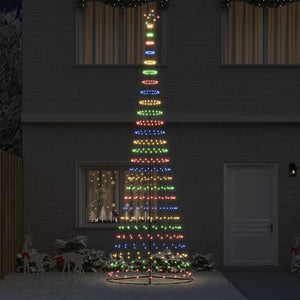 Albero di Natale LED Multicolore 160 x 160 x 500 cm Metallo 42018798