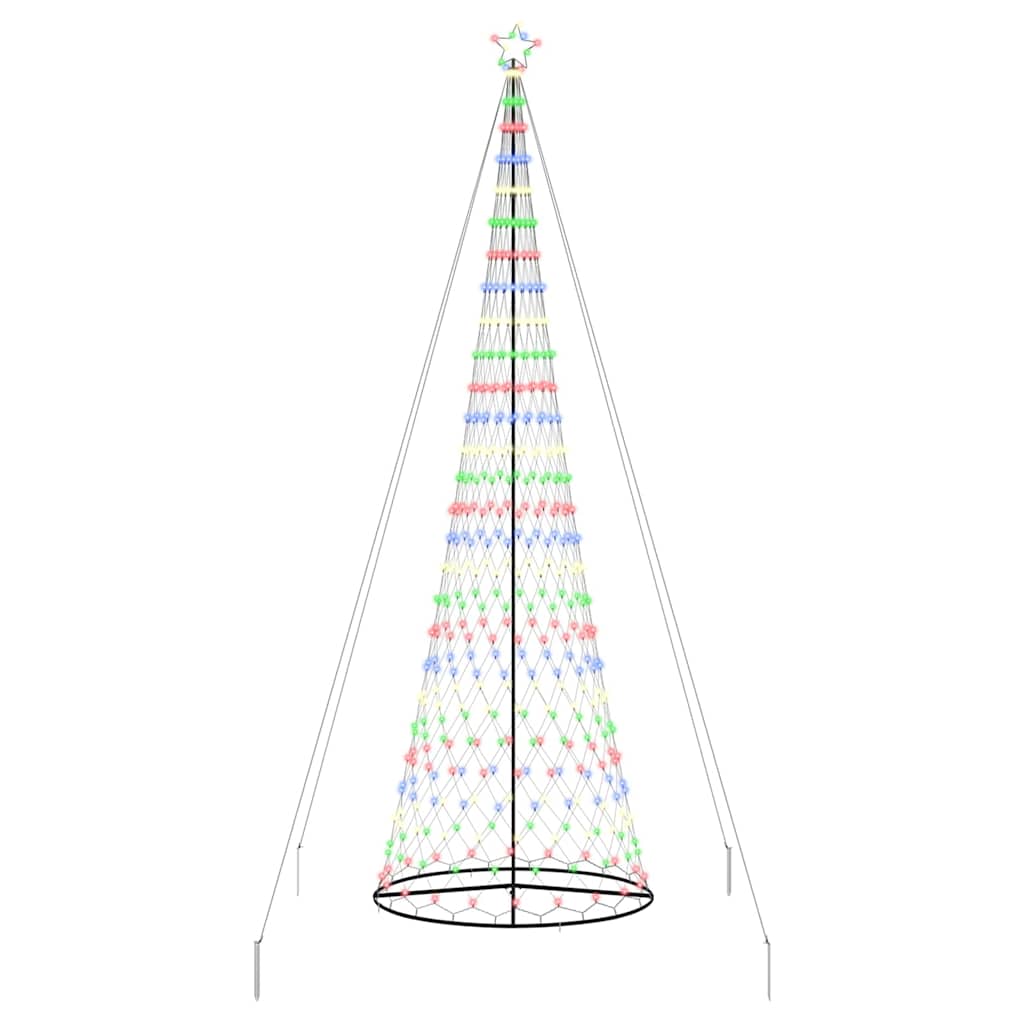 Albero di Natale LED Multicolore 160 x 160 x 500 cm Metallo 42018798
