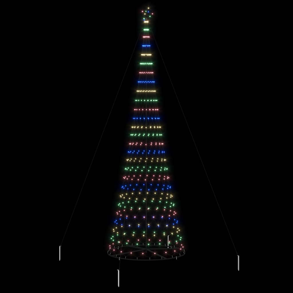 Albero di Natale LED Multicolore 160 x 160 x 500 cm Metallo 42018798