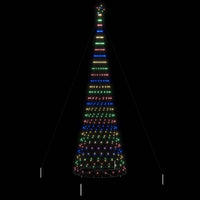 Albero di Natale LED Multicolore 160 x 160 x 500 cm Metallo 42018798