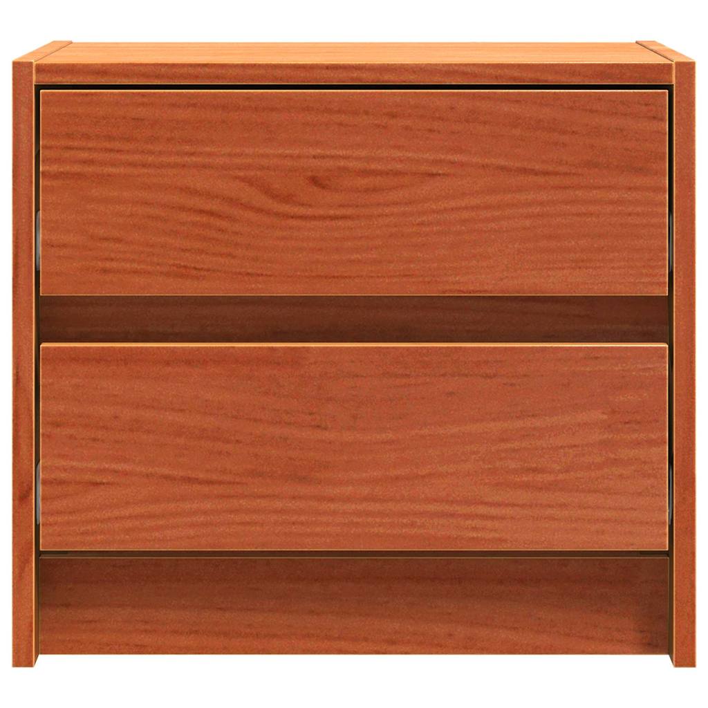 Comodini-Tavolino da notte Marrone cerato 40 x 30.5 x 35.5 cm Legno di pino