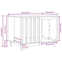 Cuccia per cani Marrone cerato 90 x 60 x 67 cm Pino massello 869961