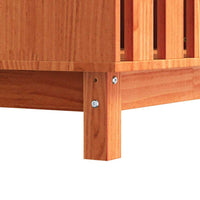 Cuccia per cani Marrone cerato 100 x 70 x 70 cm Pino massello 869964