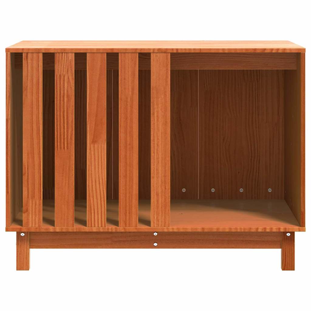 Cuccia per cani Marrone cerato 100 x 70 x 70 cm Pino massello 869964