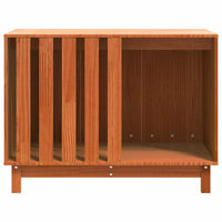 Cuccia per cani Marrone cerato 100 x 70 x 70 cm Pino massello 869964