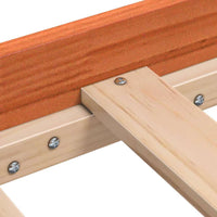 Letto Giorno con testiera Marrone cerato Pino massello 877048