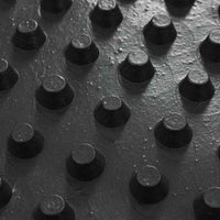 Foglio di drenaggio Nero 0,5 x 10 m HDPE 42019911