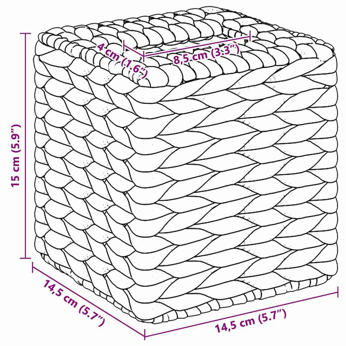 Coperte per Scatole di Fazzoletti 2 pcs Naturale 42020150