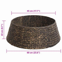 Collare per Albero di Natale Nero 60 x 60 x 22 cm 42020160