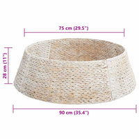 Collare per Albero di Natale Bianco 90 x 90 x 28 cm 42020166