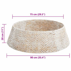 Collare per Albero di Natale Bianco 90 x 90 x 28 cm 42020166