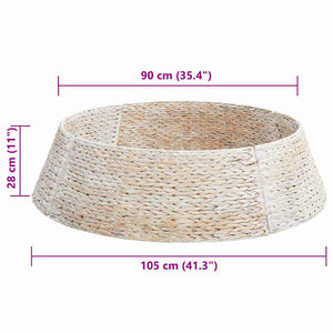 Collare per Albero di Natale Bianco 105 x 105 x 28 cm 42020167