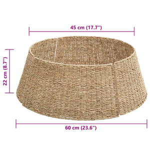Collare per Albero di Natale Marrone 60 x 60 x 22 cm seagrass 42020168