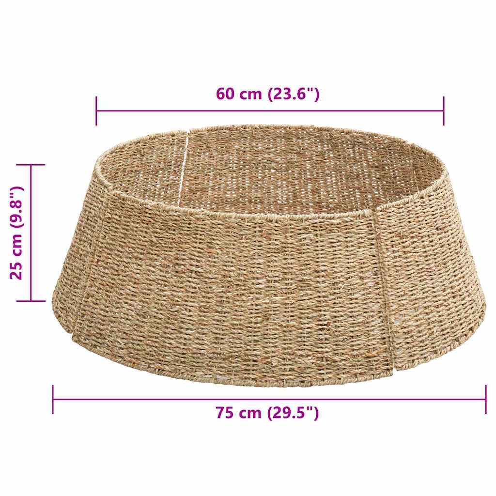 Collare per Albero di Natale Marrone 75 x 75 x 25 cm seagrass 42020169